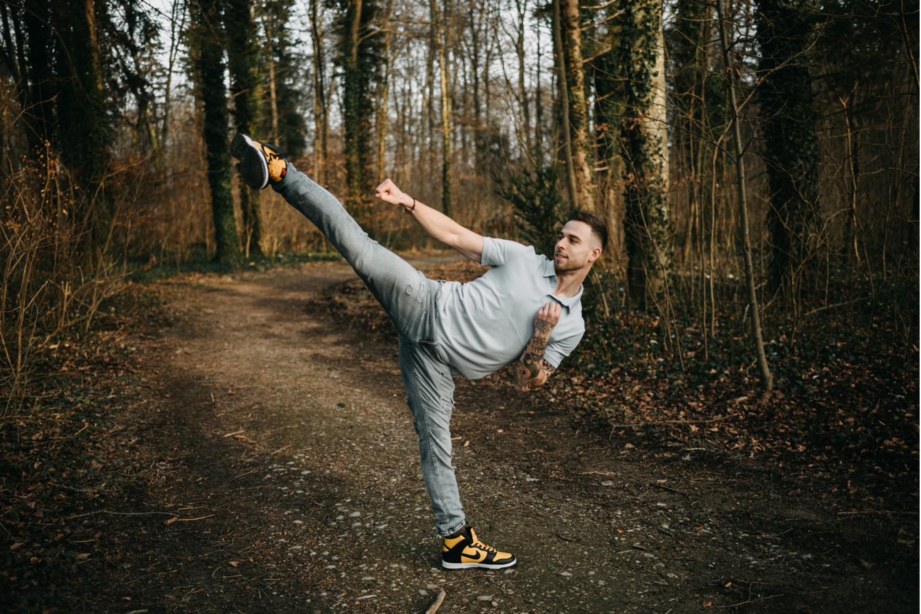 Daniel Erdesi in Bewegung
